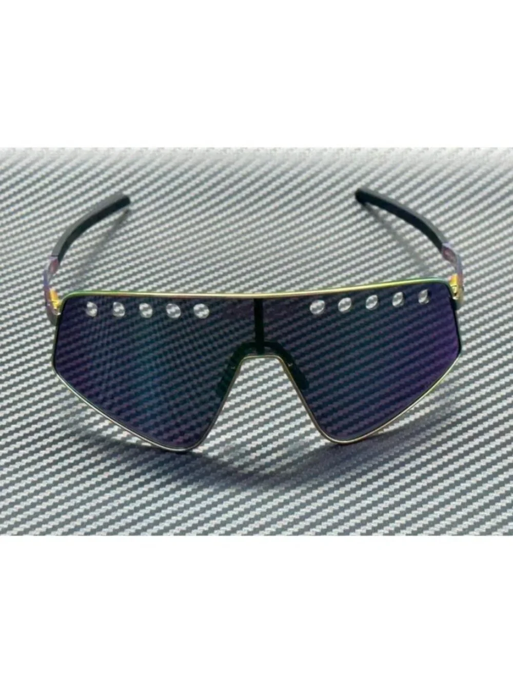 New Oakley Men Polished Oil Slink Sunglasses 60-21-141